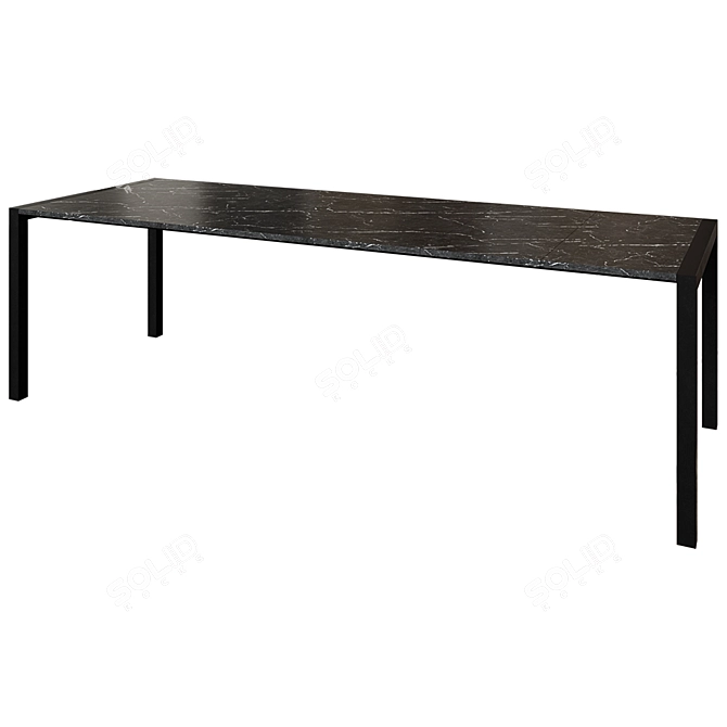 Actona Bicca 170/250 cm Extendable Dining Table 3D model image 2