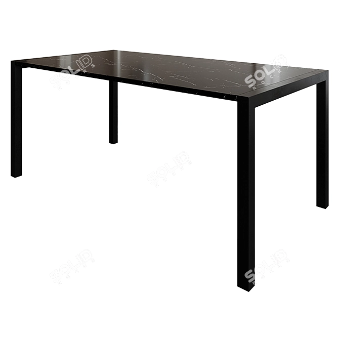 Actona Bicca 170/250 cm Extendable Dining Table 3D model image 3