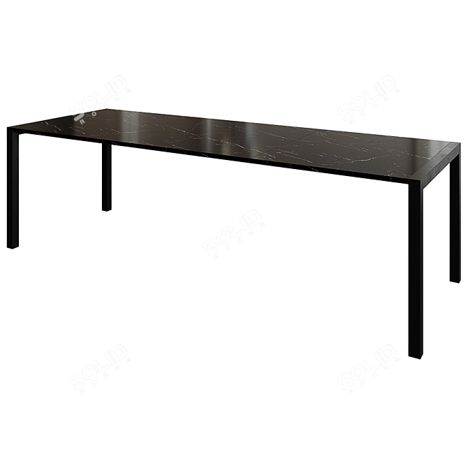 Actona Bicca 170/250 cm Extendable Dining Table 3D model image 5