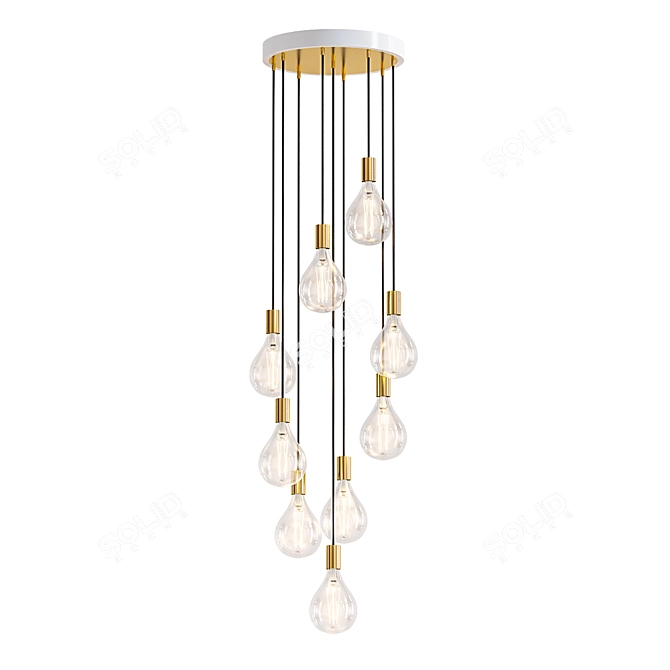 Tala Pendant: Modern Lighting Fixture 3D model image 1