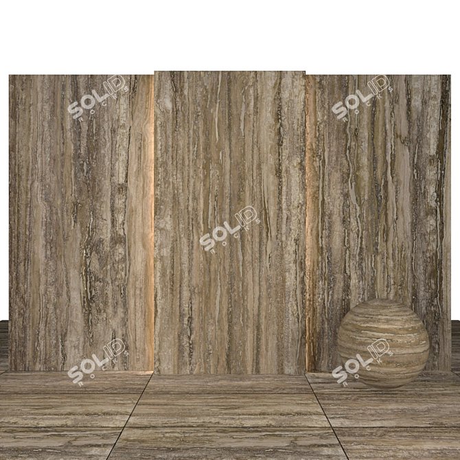 Luxury Travertine Collection 3D model image 3