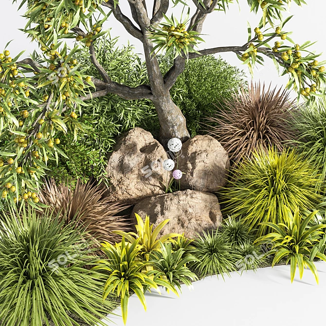 Alpine Hill 3D Model - High-Quality 3Ds Max Compatible 3D model image 4