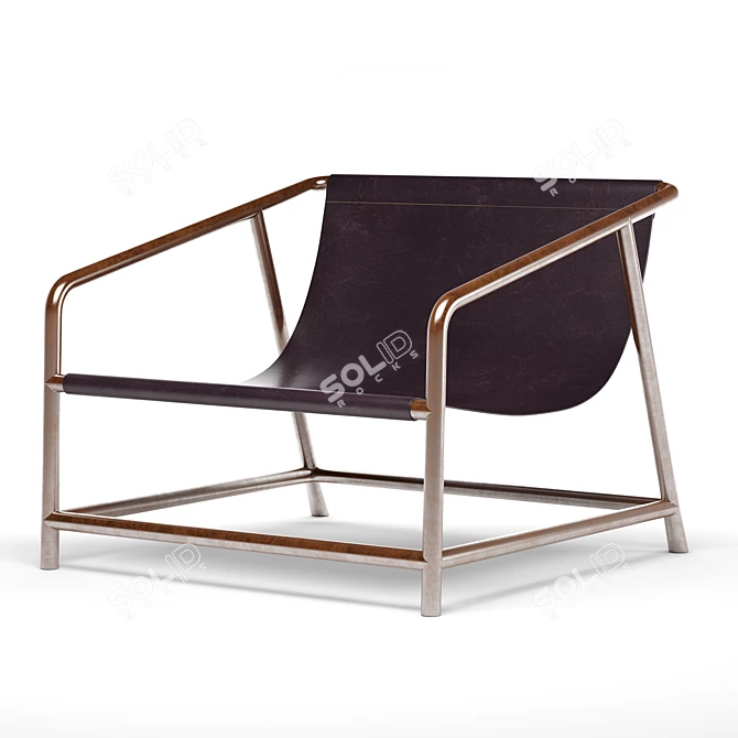 Remini Armchair: Luxurious Comfort for Your Home 3D model image 2