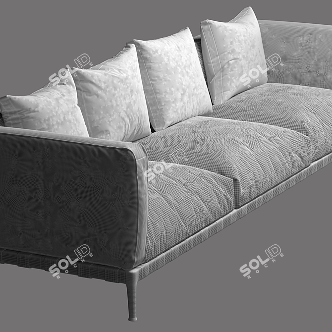 Contemporary Flexform Sofa 3D model image 3