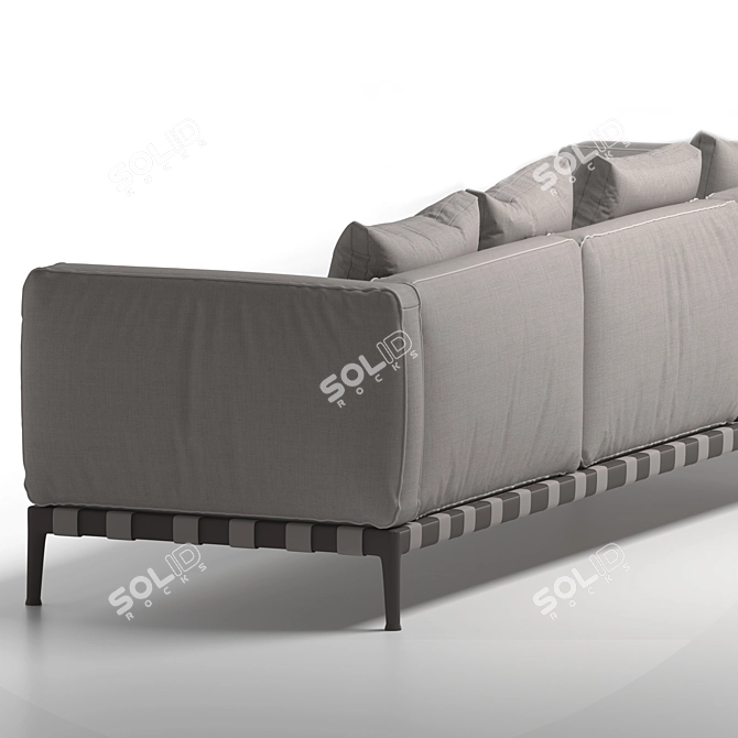 Contemporary Flexform Sofa 3D model image 5