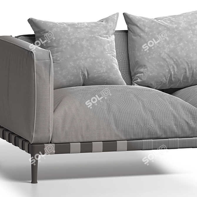 Contemporary Flexform Sofa 3D model image 9