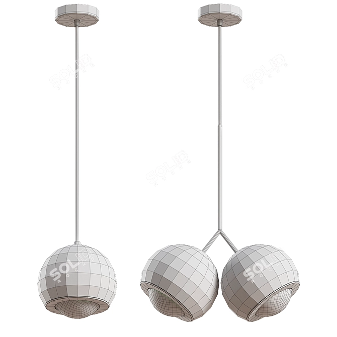 Kyori Collection 2in1: Versatile Design Lighting 3D model image 4