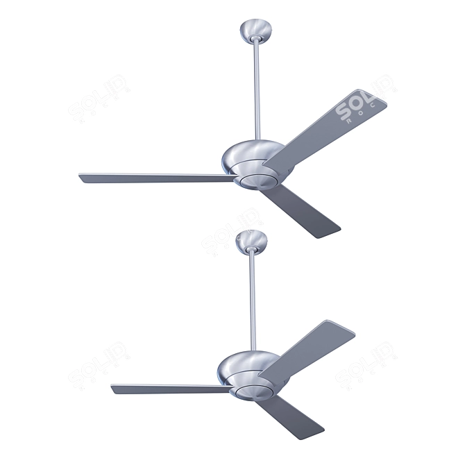 Altus Standard Ceiling Fan: Sleek, Modern Design 3D model image 5