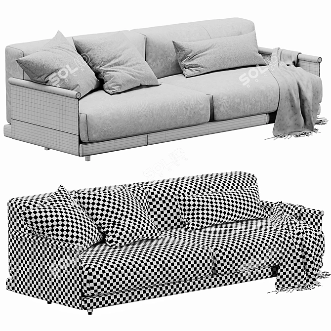 Modern Ditre Italia Athlon Sofa 3D model image 5