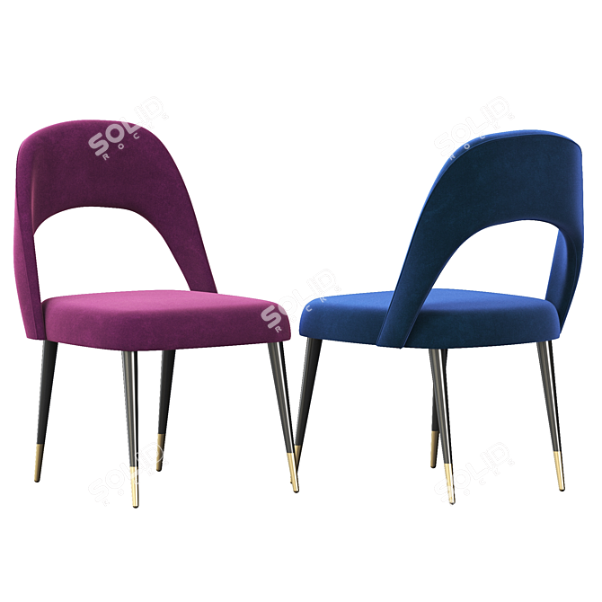 Sleek Ava Chair: Modern Design 3D model image 3