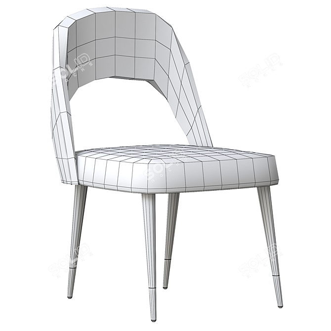 Sleek Ava Chair: Modern Design 3D model image 5