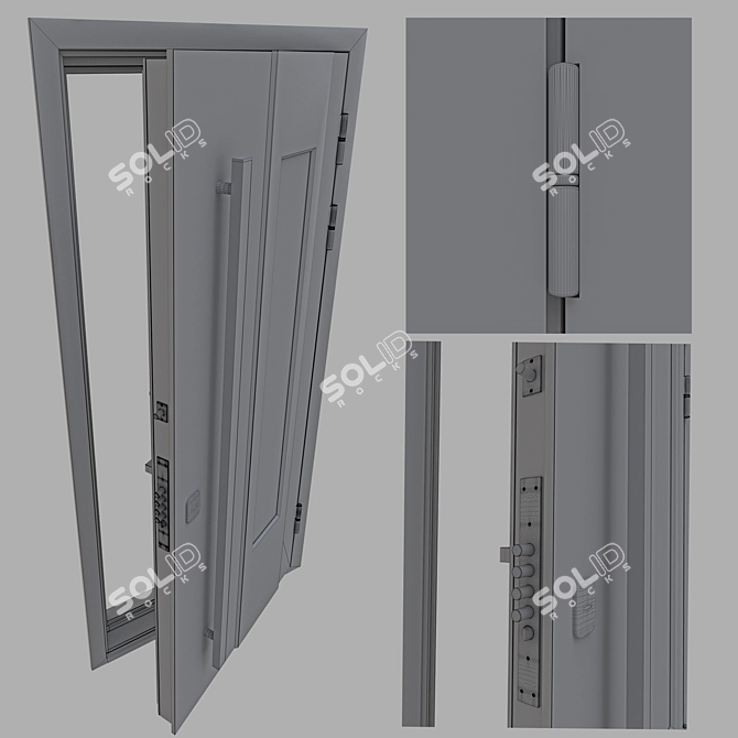 Siberian Elegance: Custom-made Entrances 3D model image 3