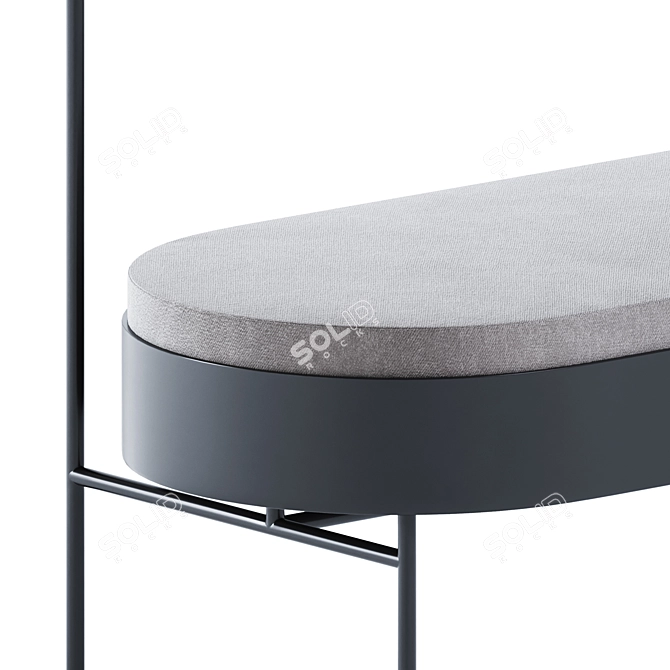 Tia Bench: Elegant Design, Superior Quality 3D model image 3