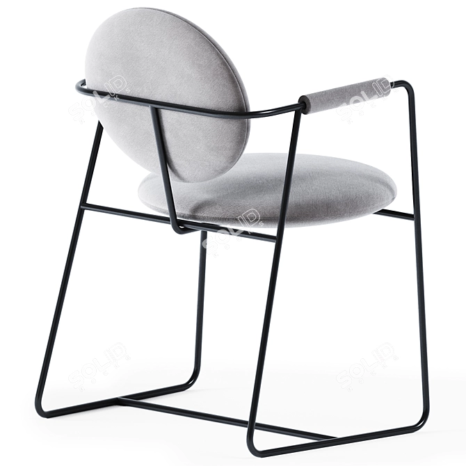 Sophisticated Gemma Chair: Sleek Design Perfection 3D model image 2