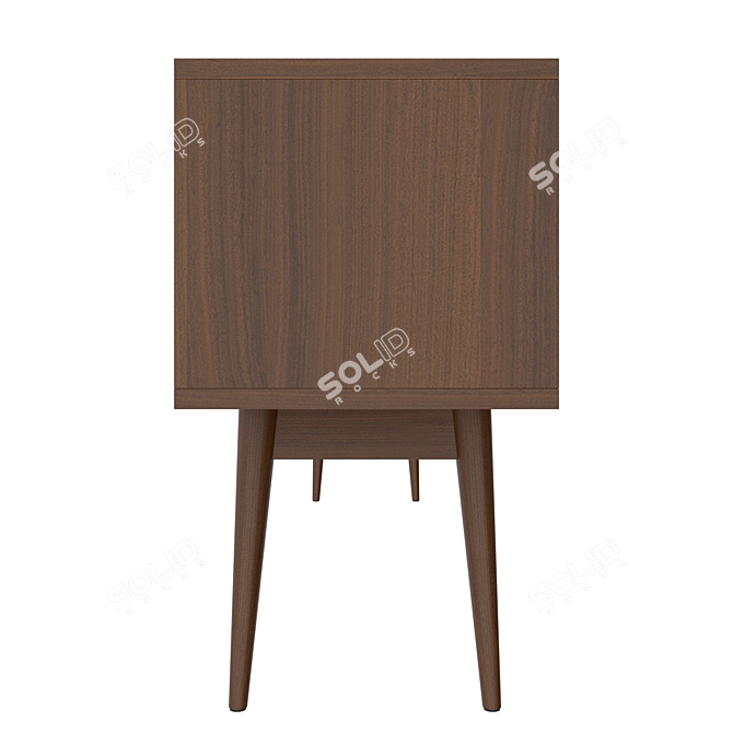 Elegant Vintage Sideboard 3D model image 4