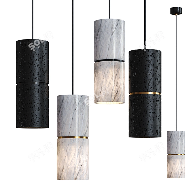 Sleek Rogerd Collection Lamps 3D model image 3