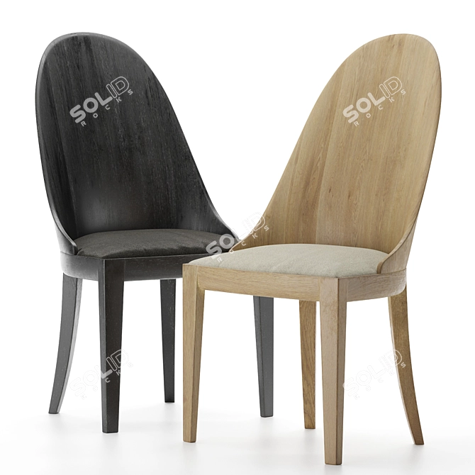 Rose Uniacke Theatre Chair: Elegant and Comfortable Seating 3D model image 1