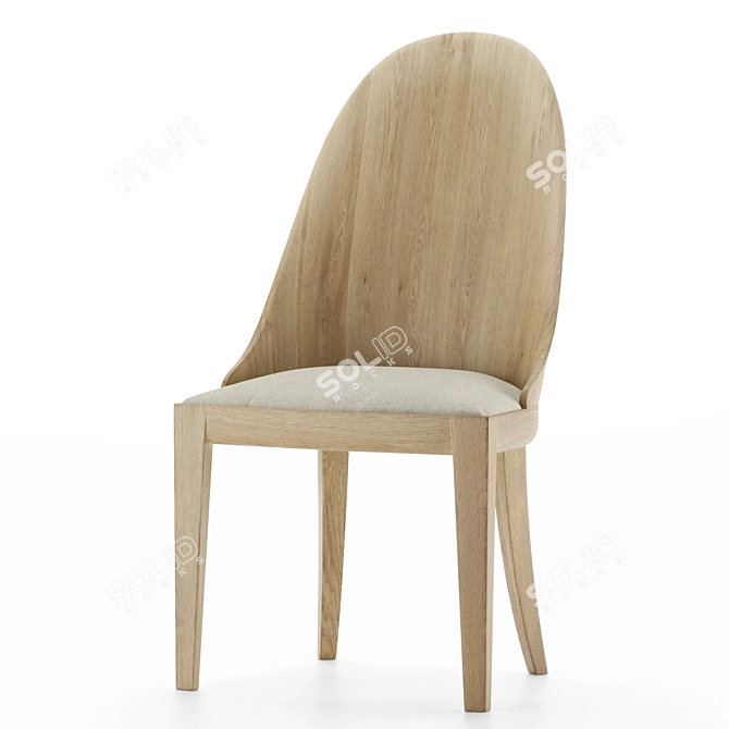 Rose Uniacke Theatre Chair: Elegant and Comfortable Seating 3D model image 2