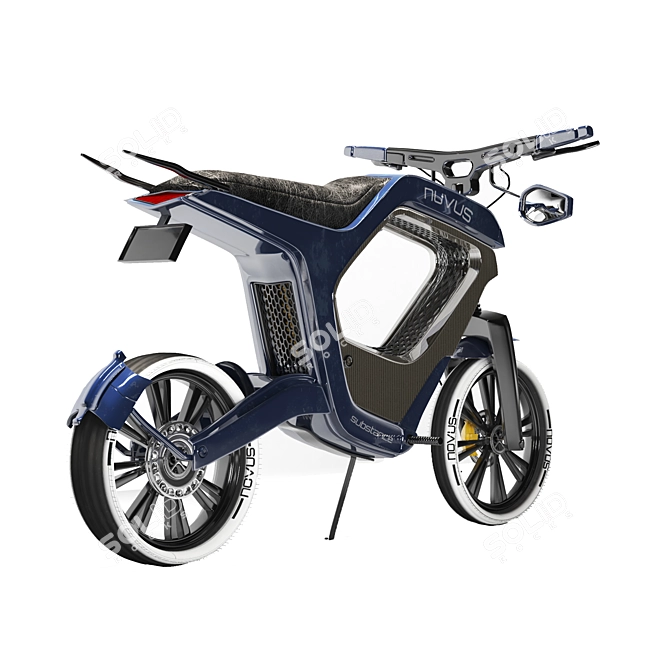 Electric Novus Bike: Powerful and Stylish 3D model image 3