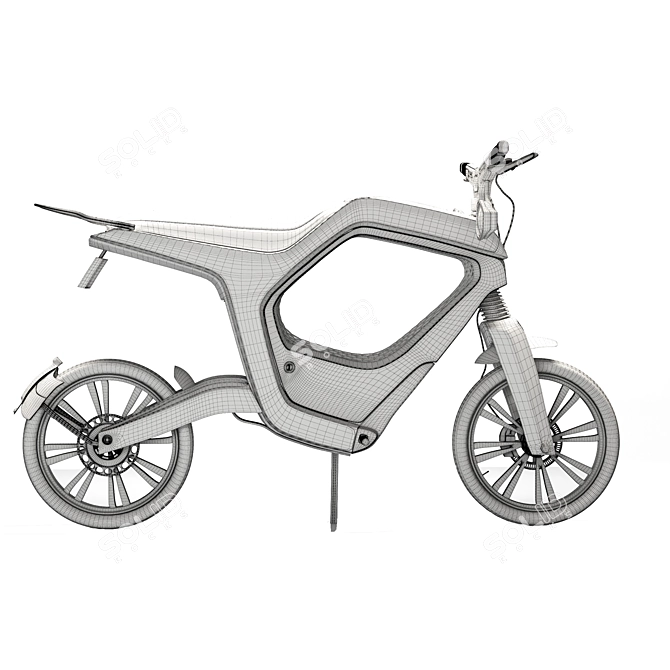 Electric Novus Bike: Powerful and Stylish 3D model image 6