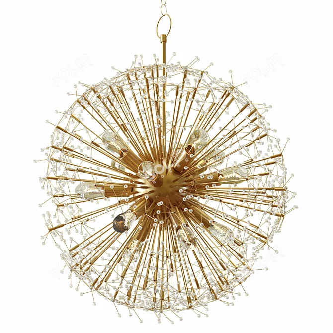 Dunkirk Luxe Chandelier 3D model image 1