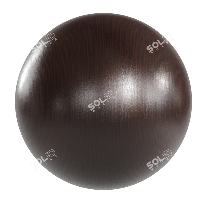 Mahogany Wood Texture 3D model image 1