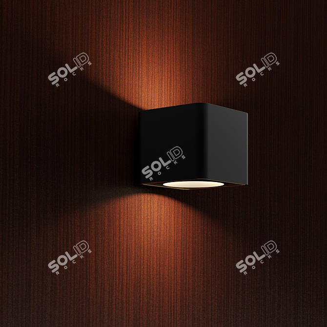 Mahogany Wood Texture 3D model image 2