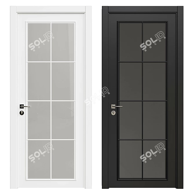 Modern Interior Door - 82 3D model image 1