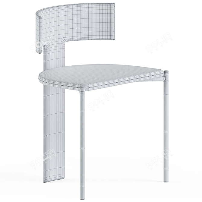 Zefir Chair: Timeless Elegance 3D model image 3