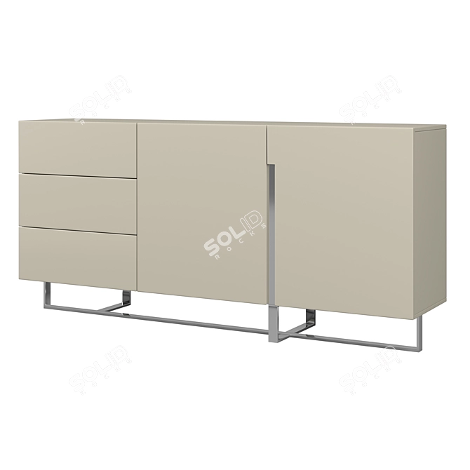 VIGO Glossy Buffet by MOD Interiors • Stylish & Functional 3D model image 1