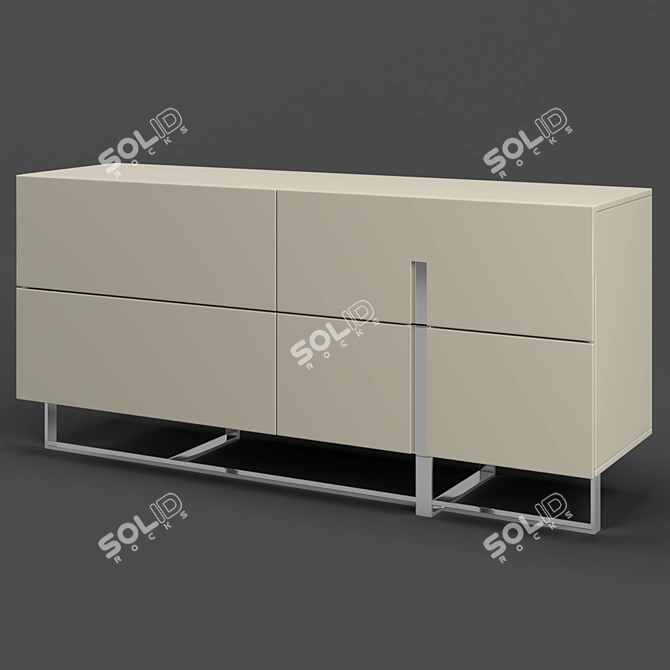 VIGO Glossy Buffet by MOD Interiors • Stylish & Functional 3D model image 3