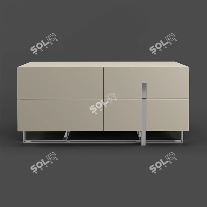 VIGO Glossy Buffet by MOD Interiors • Stylish & Functional 3D model image 4