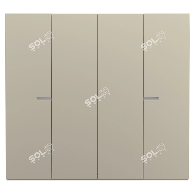 VIGO Glossy Lacquer Wardrobe by MOD Interiors 3D model image 2