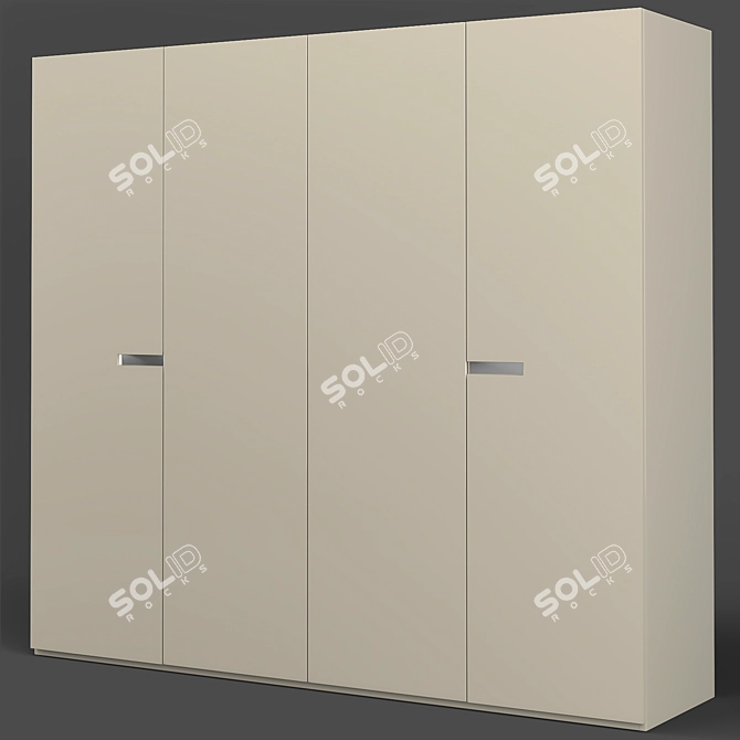 VIGO Glossy Lacquer Wardrobe by MOD Interiors 3D model image 3