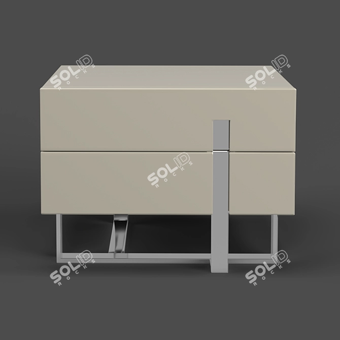 Sleek VIGO Bedside Table by MOD Interiors 3D model image 4