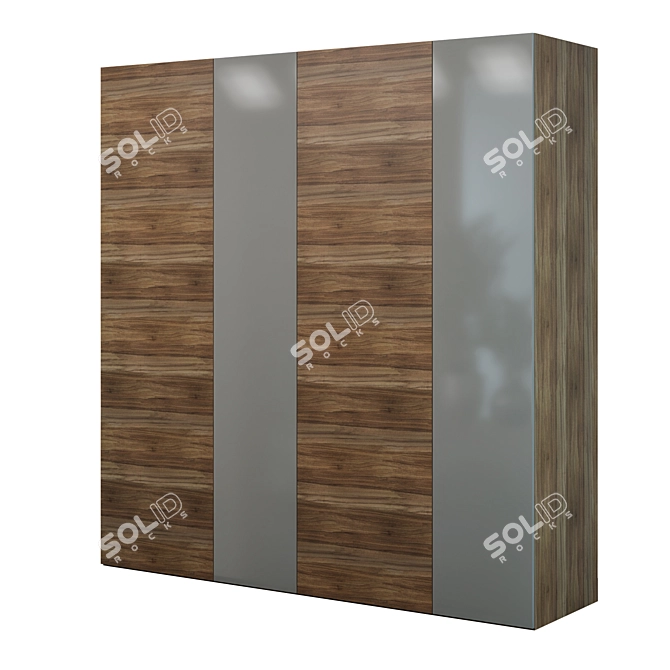 AVILA Wardrobe: Modern Design, Spacious, Elegant 3D model image 1