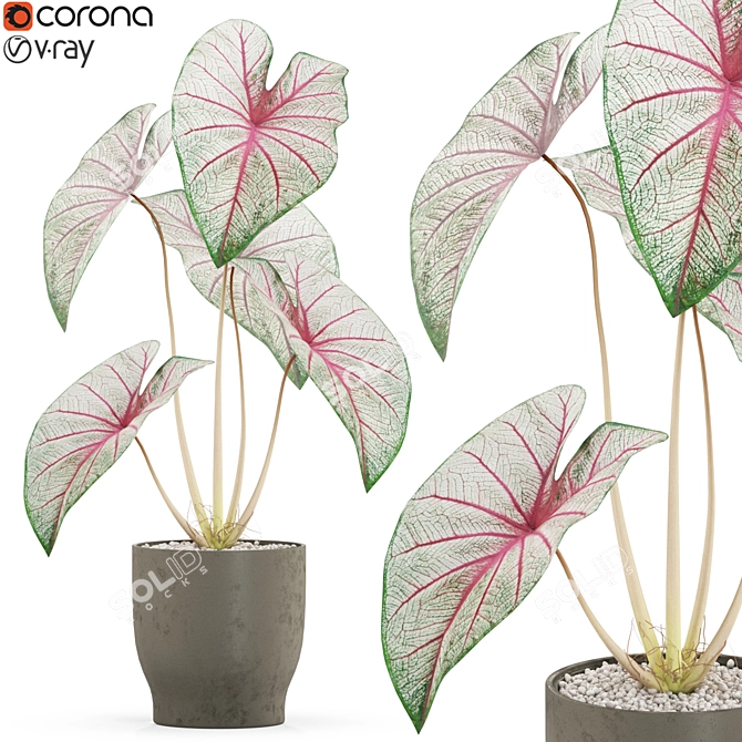 520 Plants Collection: Vibrant Greenery Bundle 3D model image 1