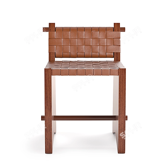 Rosewood Sella Little Chair 3D model image 2