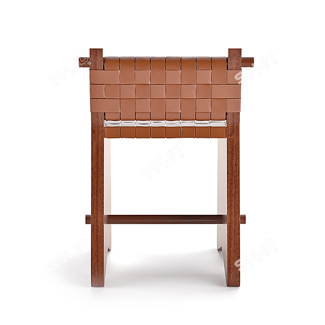 Rosewood Sella Little Chair 3D model image 3