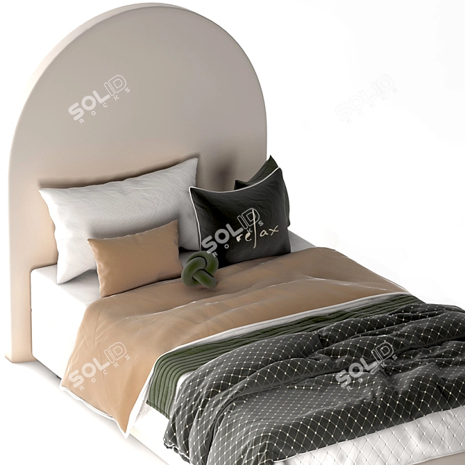 Peonihome Rest Bed Set 3D model image 4