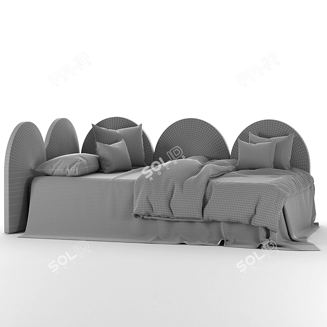 Peonihome Rest Bed Set 3D model image 5