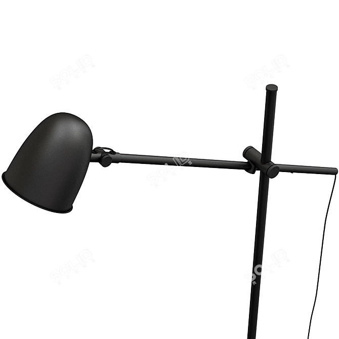 Skurup Floor Reading Lamp 3D model image 1