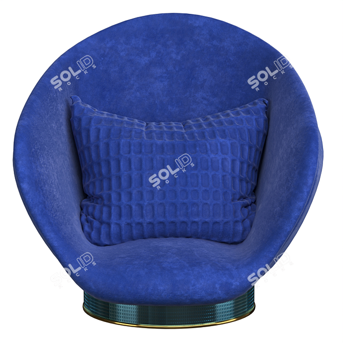 2014 Armchair: Stylish and Functional 3D model image 3