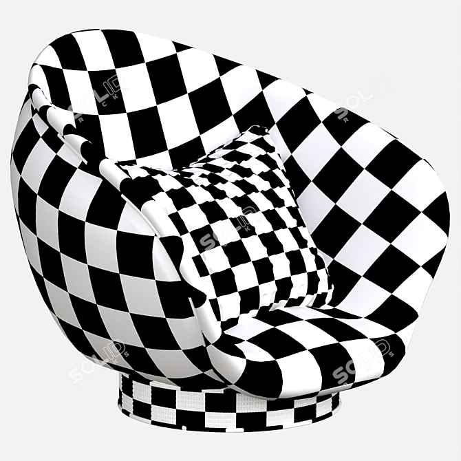 2014 Armchair: Stylish and Functional 3D model image 6