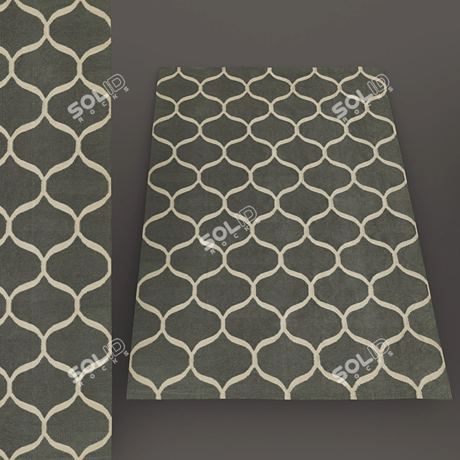 Modern IKEA Rug Collection 3D model image 3