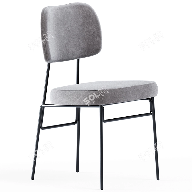 Annud Kapoor Chair: Elegant and Comfortable 3D model image 3