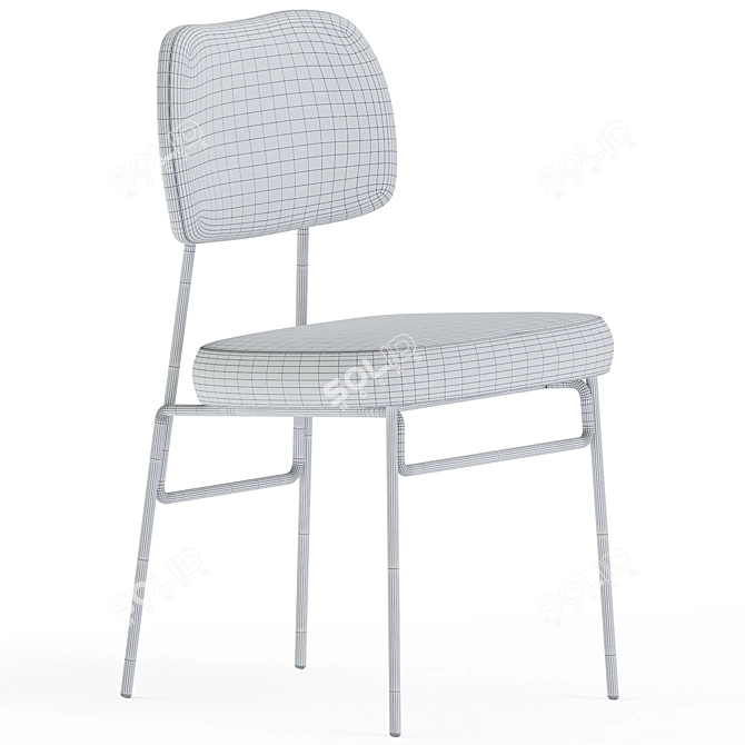 Annud Kapoor Chair: Elegant and Comfortable 3D model image 4