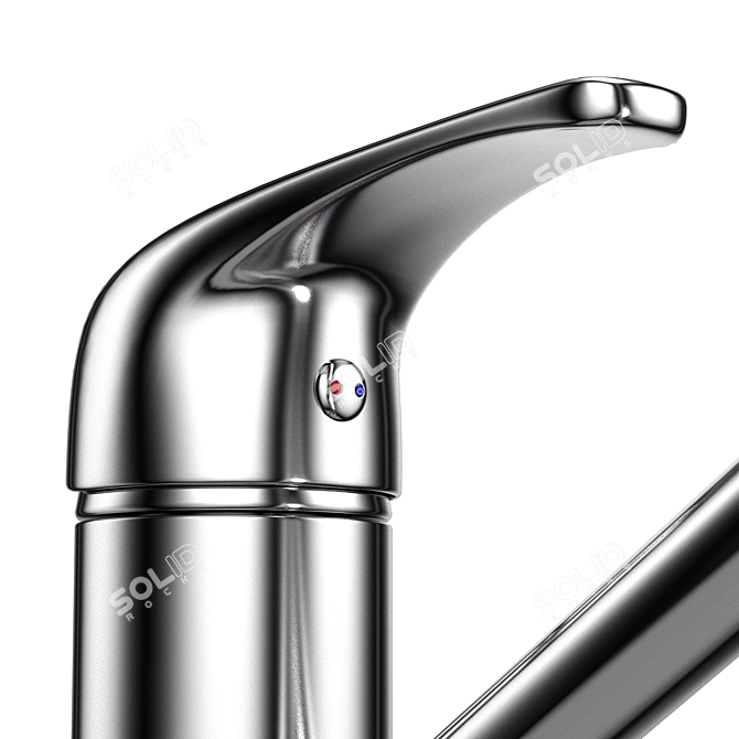 Modern Faucet F26: V-Ray & MentalRay Compatible 3D model image 5