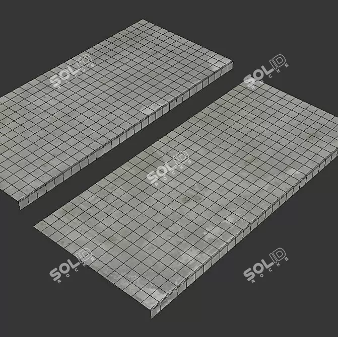 Concrete Albedo Blind Area 3D model image 6