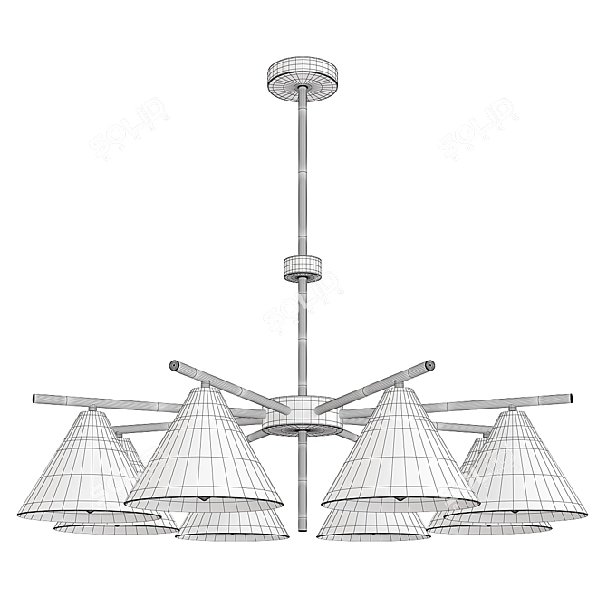 CHISA: Versatile Design Lamp 3D model image 2